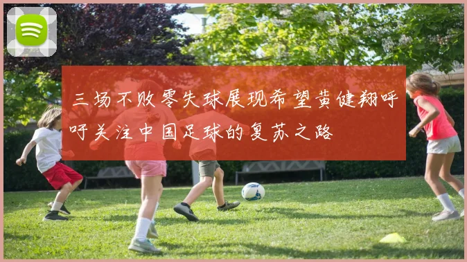 三场不败零失球展现希望黄健翔呼吁关注中国足球的复苏之路