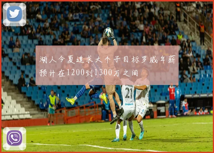湖人今夏追求大个子目标罗威年薪预计在1200到1300万之间